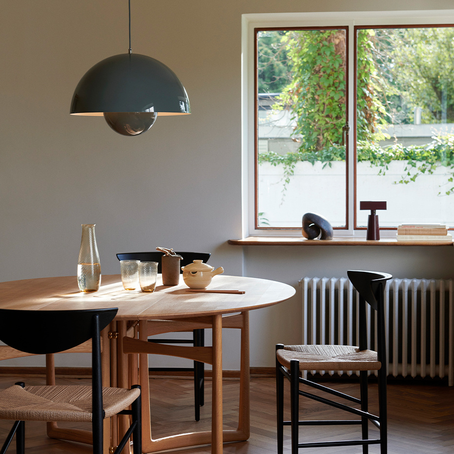 Flowerpot Pendel VP2 Ø50cm Black & White Pattern