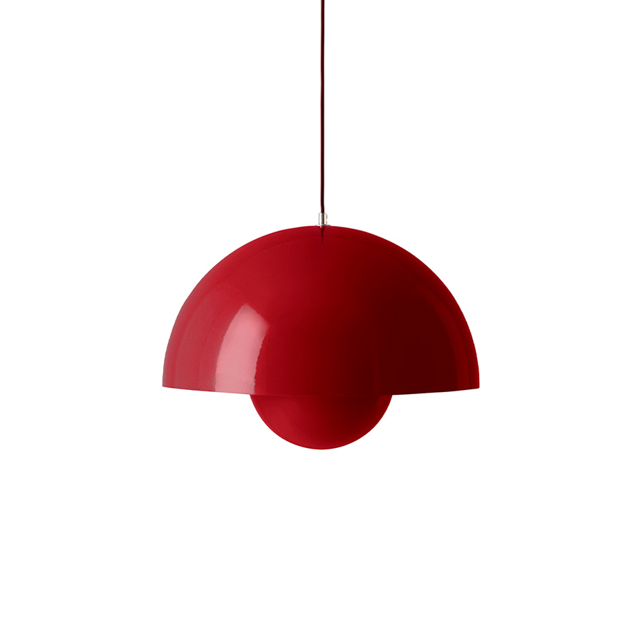 Flowerpot Pendel VP2 Ø50cm Vermilion Red