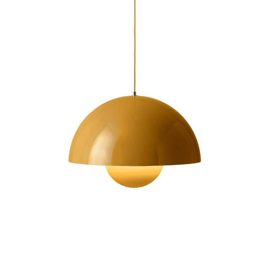 Flowerpot Pendel VP2 Ø50cm Mustard