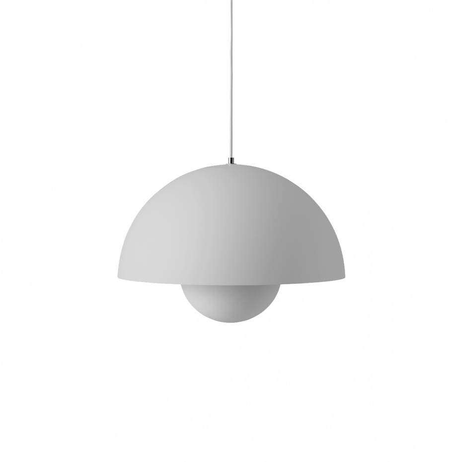 Flowerpot Pendel VP2 Ø50cm Matt Light Grey