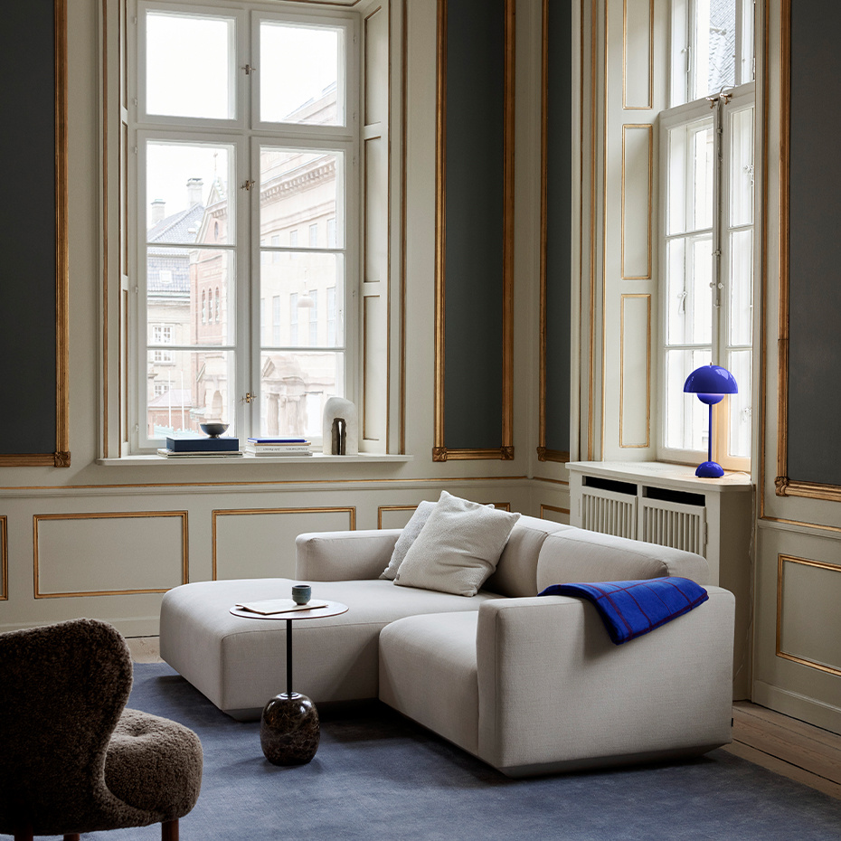 Flowerpot Bordslampa VP3 Cobalt Blue