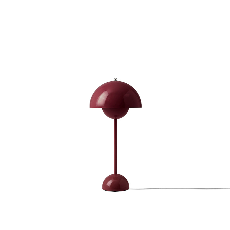 Flowerpot Bordslampa VP3 Dark Plum