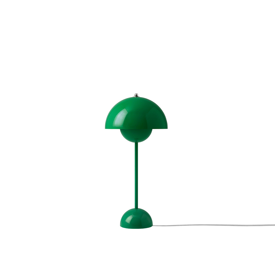 Flowerpot Bordslampa VP3 Signal Green