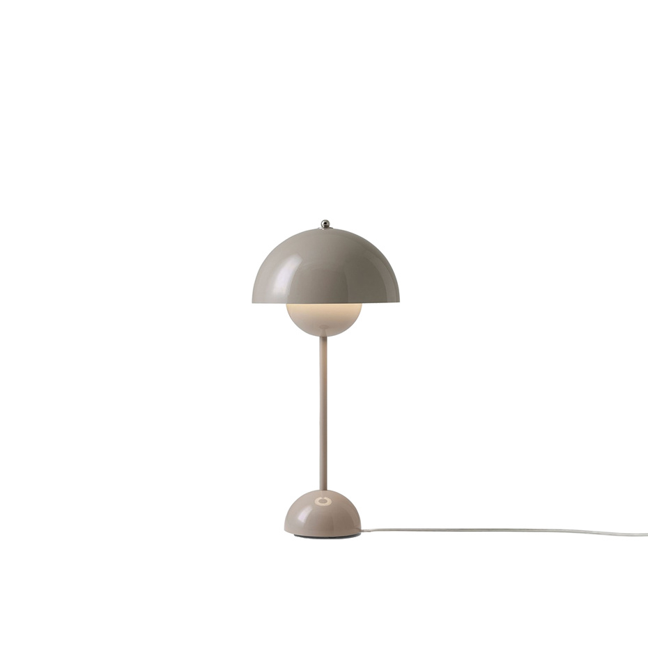 Flowerpot Bordslampa VP3 Grey Beige