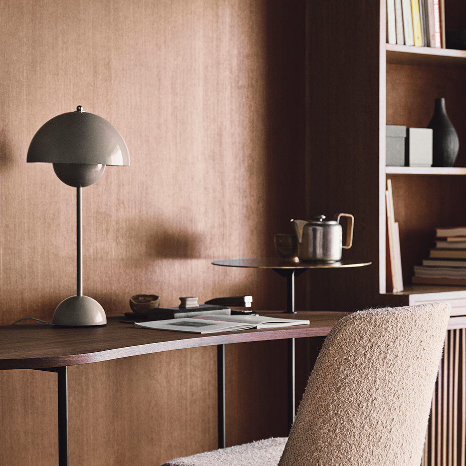 Flowerpot Bordslampa VP3 Mustard