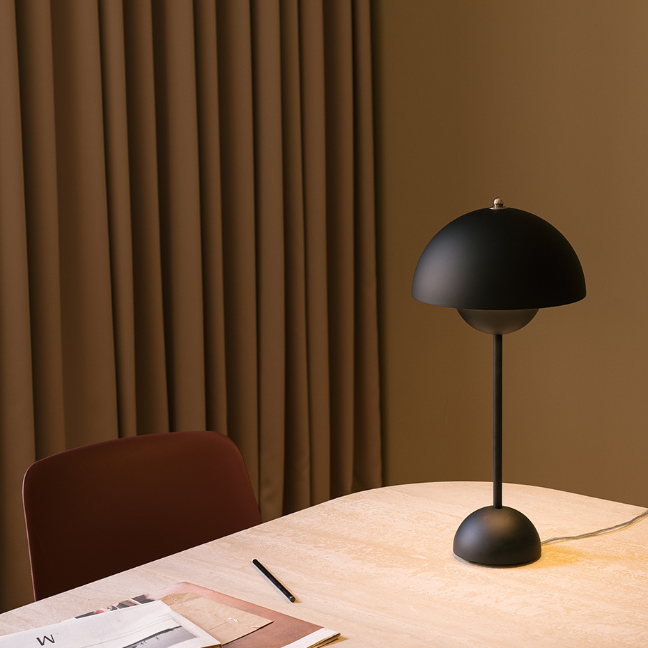 Flowerpot Bordslampa VP3 Matt Black