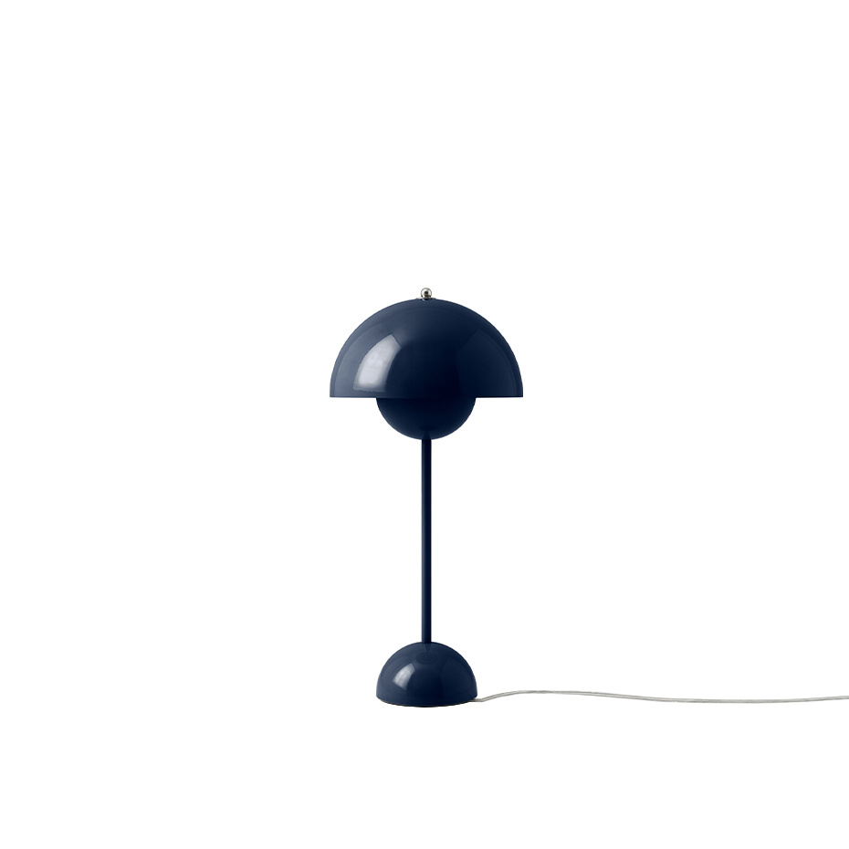 Flowerpot Bordslampa VP3 Steel Blue