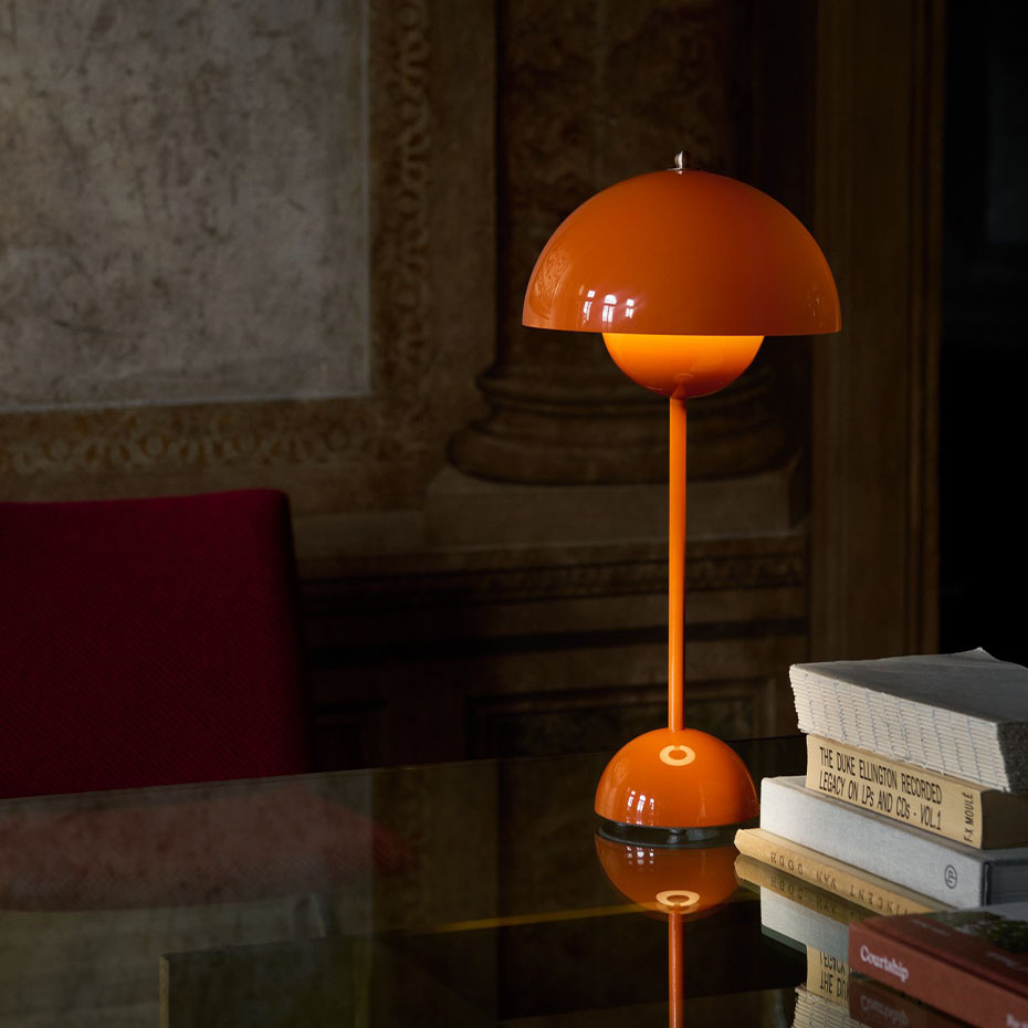 Flowerpot Bordslampa VP3 Zesty Orange