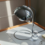 Flowerpot Bordslampa VP4 Chrome-Plated Flowerpot Bordslampa VP4 Chrome-Plated