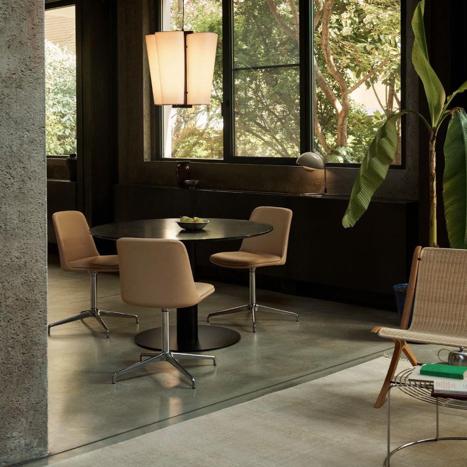 Flowerpot Bordslampa VP4 Grey Beige