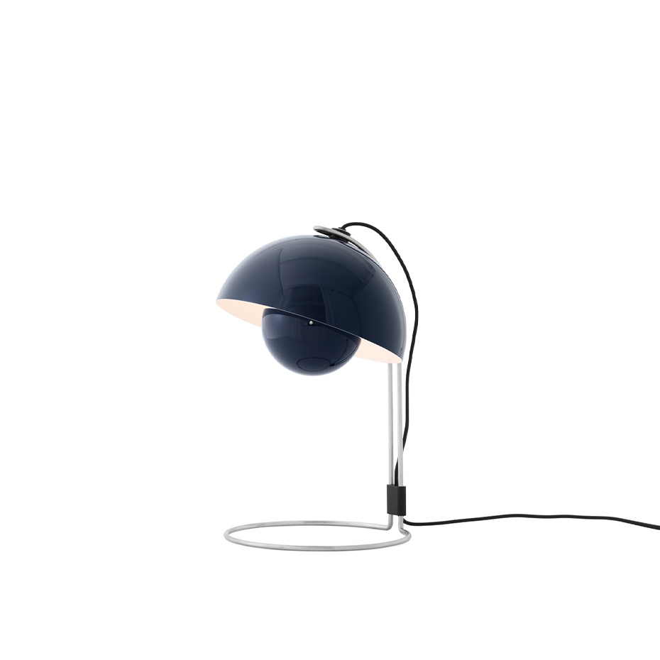 Flowerpot Bordslampa VP4 Steel Blue