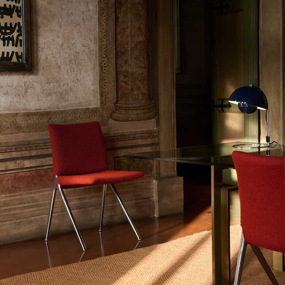 Flowerpot Bordslampa VP4 Steel Blue