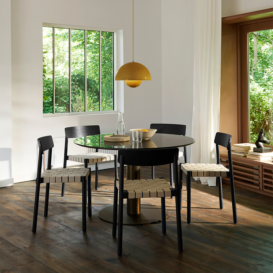 Flowerpot Pendel VP7 Ø37cm Mustard