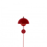 Flowerpot Vägglampa VP8 Vermilion Red Flowerpot Vägglampa VP8 Vermilion Red