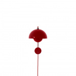 Flowerpot Vägglampa VP8 Vermilion Red Flowerpot Vägglampa VP8 Vermilion Red