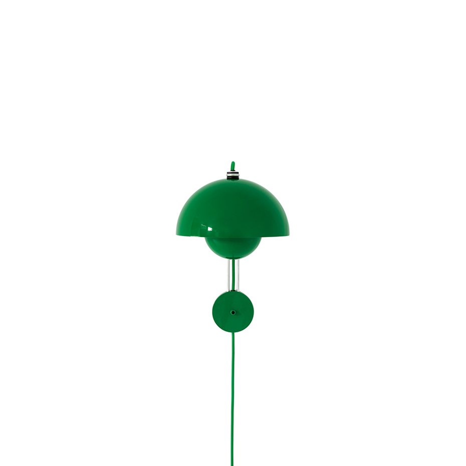 Flowerpot Vägglampa VP8 Signal Green