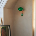 Flowerpot Vägglampa VP8 Signal Green Flowerpot Vägglampa VP8 Signal Green