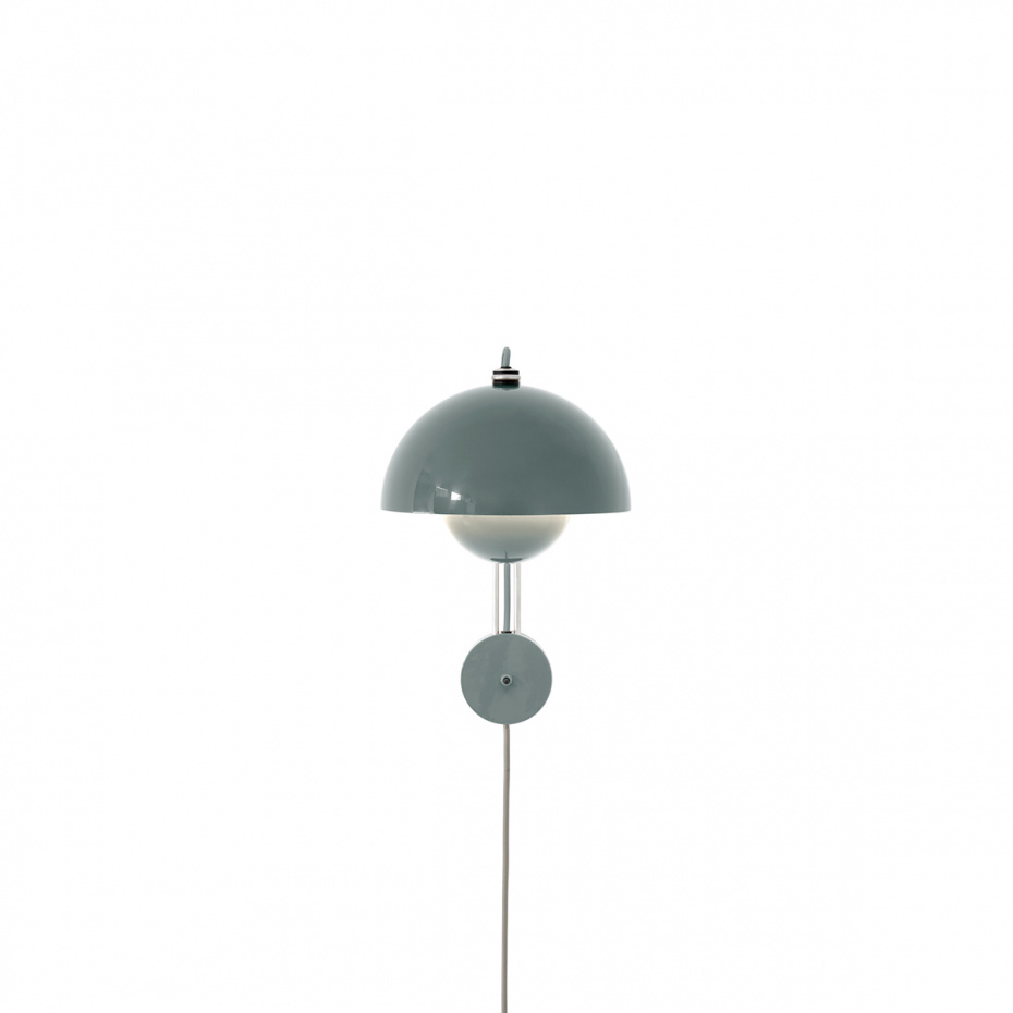 Flowerpot Vägglampa VP8 Stone Blue