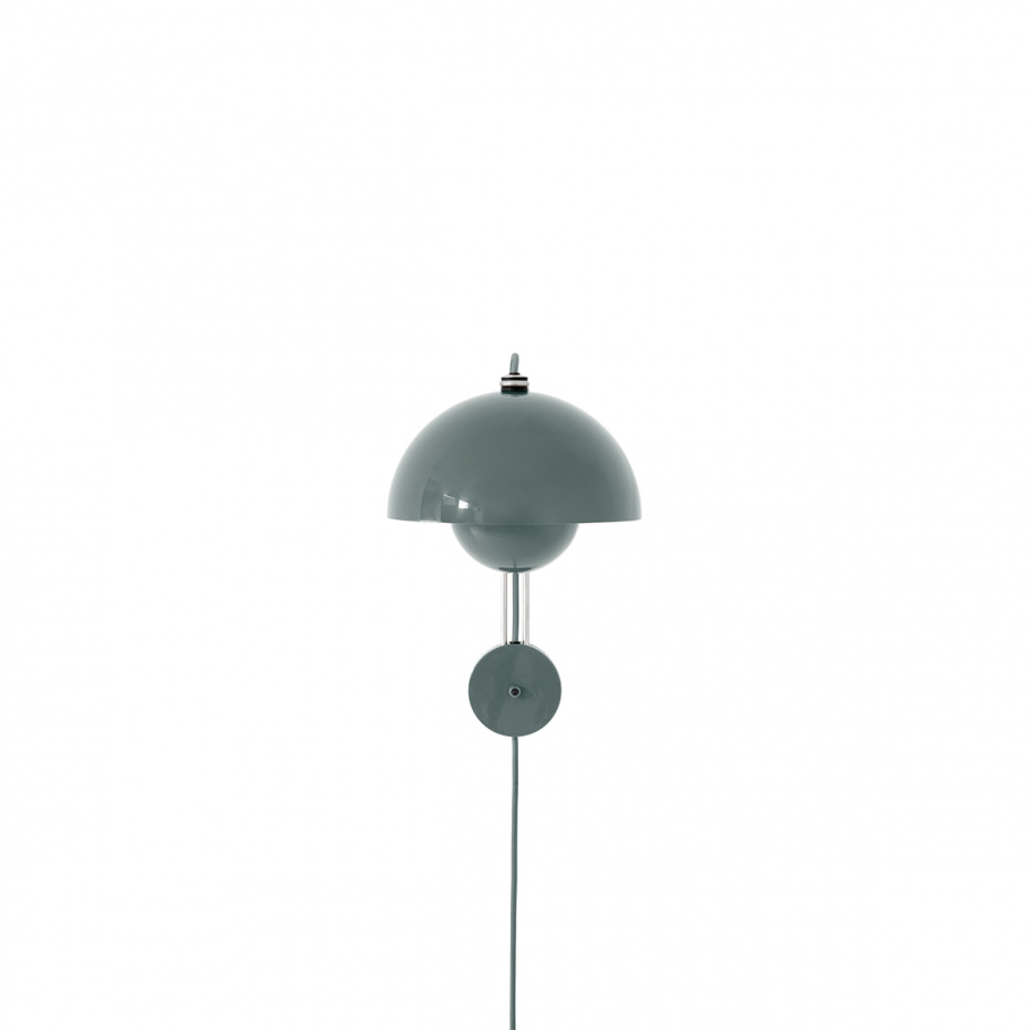Flowerpot Vägglampa VP8 Stone Blue