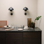 Flowerpot Vägglampa VP8 Matt Black Flowerpot Vägglampa VP8 Matt Black