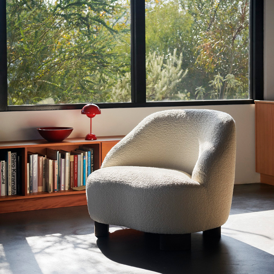 Flowerpot Bordslampa VP9 Portable Magnetic Charger Vermilion Red