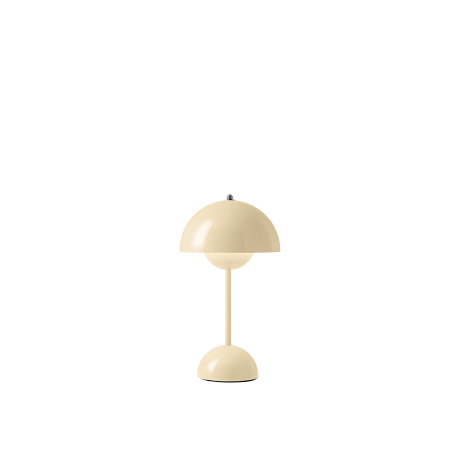 Flowerpot Bordslampa VP9 Portable Ivory