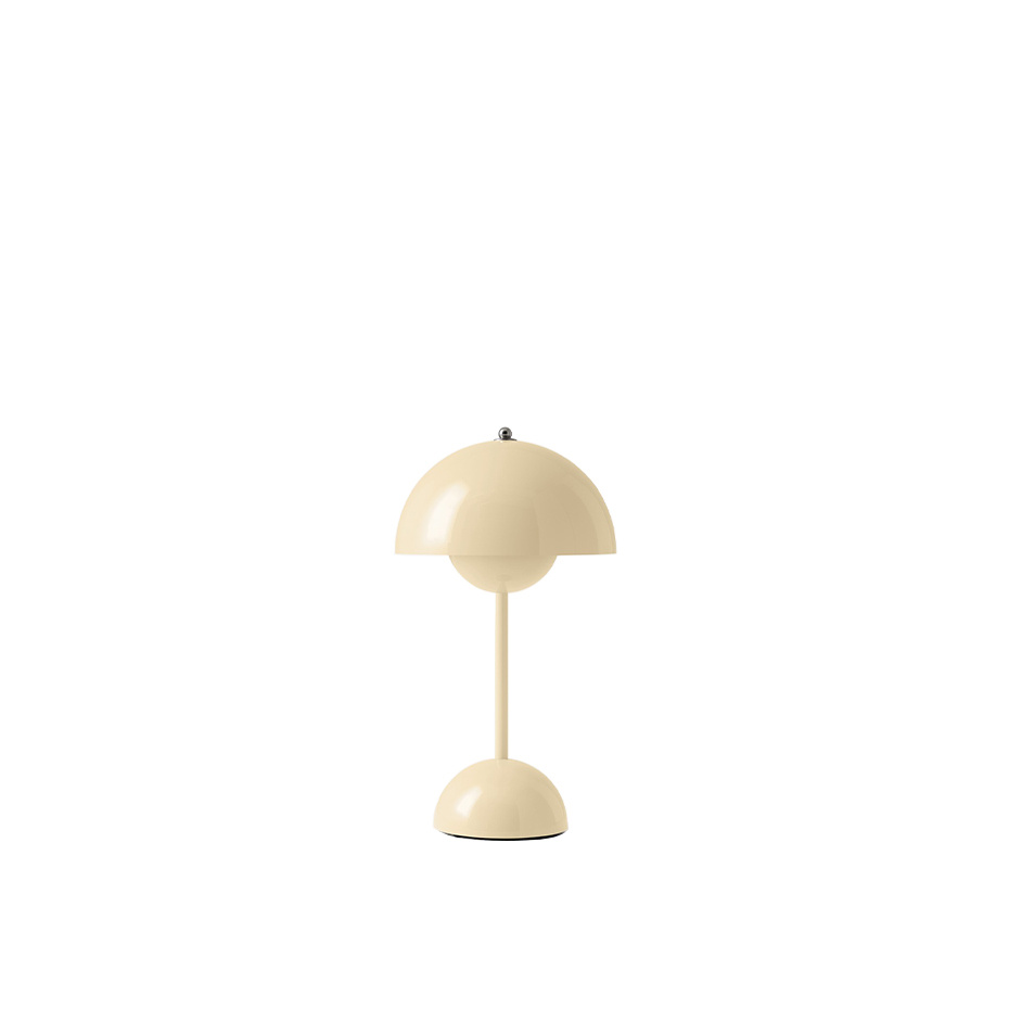 Flowerpot Bordslampa VP9 Portable Ivory