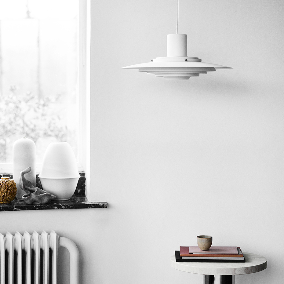 P376 Pendel KF1 Ø48cm Matt White