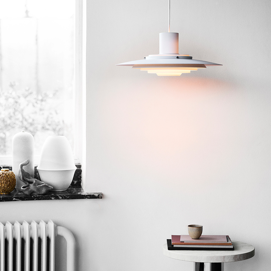 P376 Pendel KF1 Ø48cm Matt White