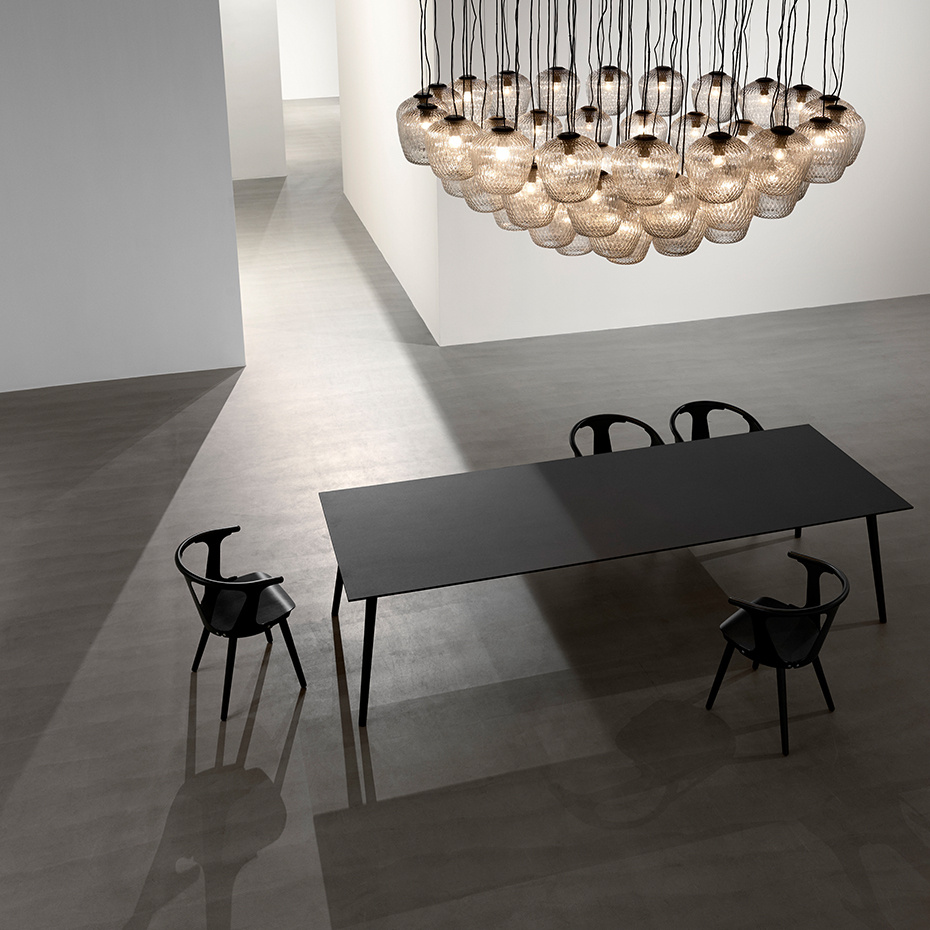 Blown Pendel SW3 Ø28cm Silver Lustre