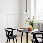 Blown Pendel SW4 Ø23cm Silver Lustre Blown Pendel SW4 Ø23cm Silver Lustre