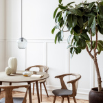 Blown Pendel SW4 Ø23cm Silver Lustre Blown Pendel SW4 Ø23cm Silver Lustre