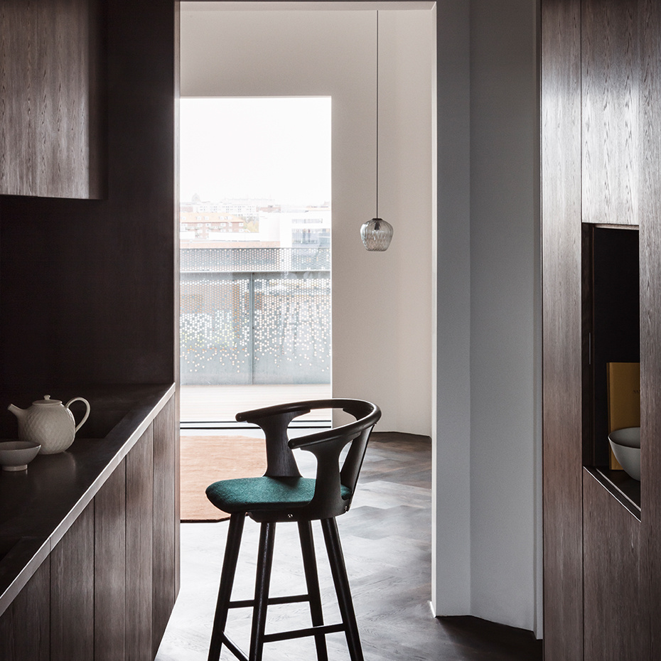 Blown Pendel SW4 Ø23cm Silver Lustre