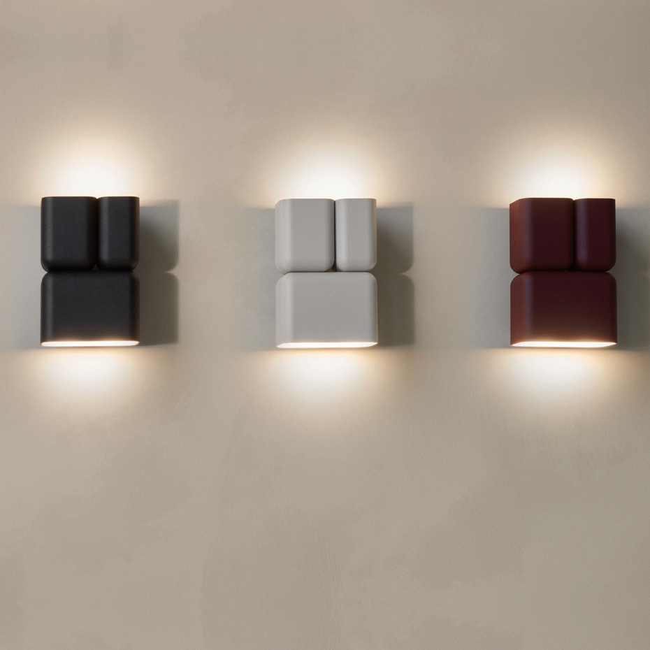 Tabata Vägglampa LN10 Dark Burgundy