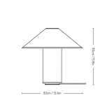 Colette Bordslampa ATD6 White & Merlot Colette Bordslampa ATD6 White & Merlot
