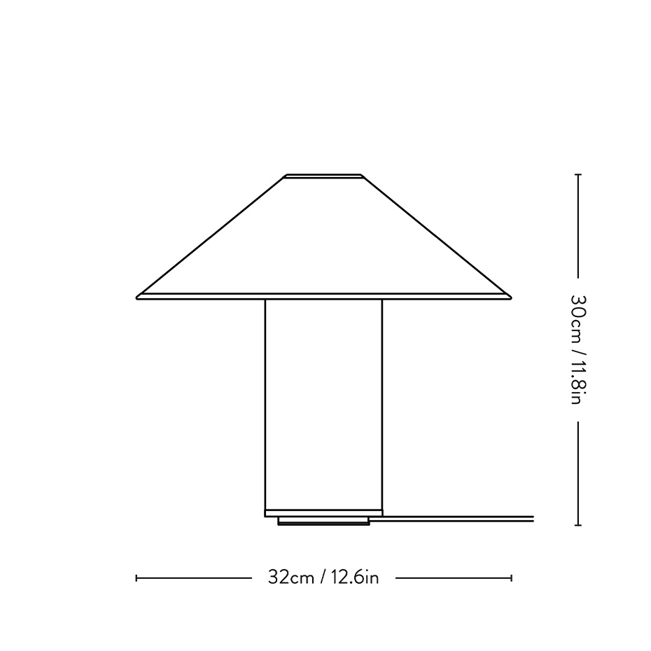 Colette Bordslampa ATD6 White & Black