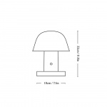 Setago Bordslampa JH27 Portable Maroon & Grape Setago Bordslampa JH27 Portable Maroon & Grape