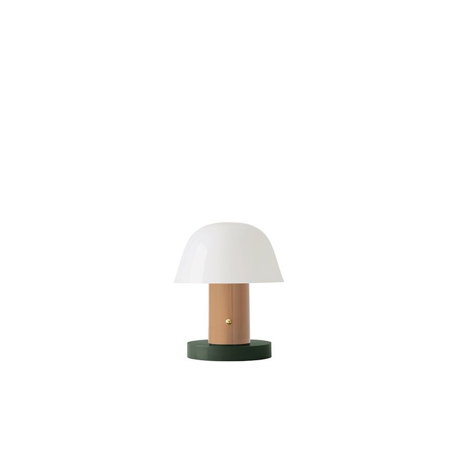 Setago Bordslampa JH27 Portable Beige & Forest
