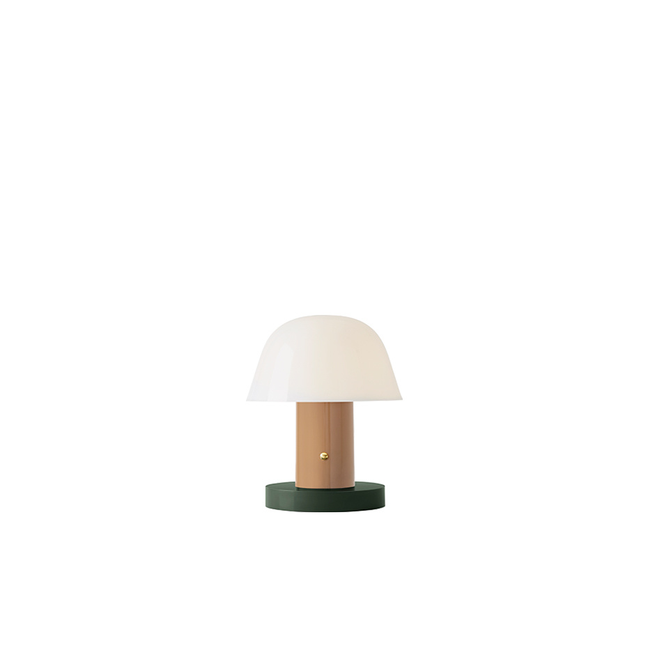 Setago Bordslampa JH27 Portable Beige & Forest