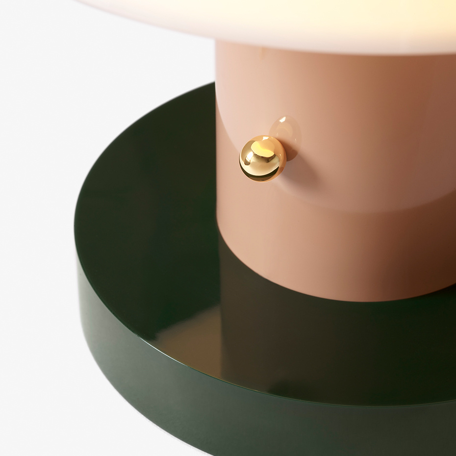 Setago Bordslampa JH27 Portable Beige & Forest