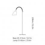 Bellevue Golvlampa AJ7 Anniversary Edition White & Bronzed Brass Bellevue Golvlampa AJ7 Anniversary Edition White & Bronzed Brass