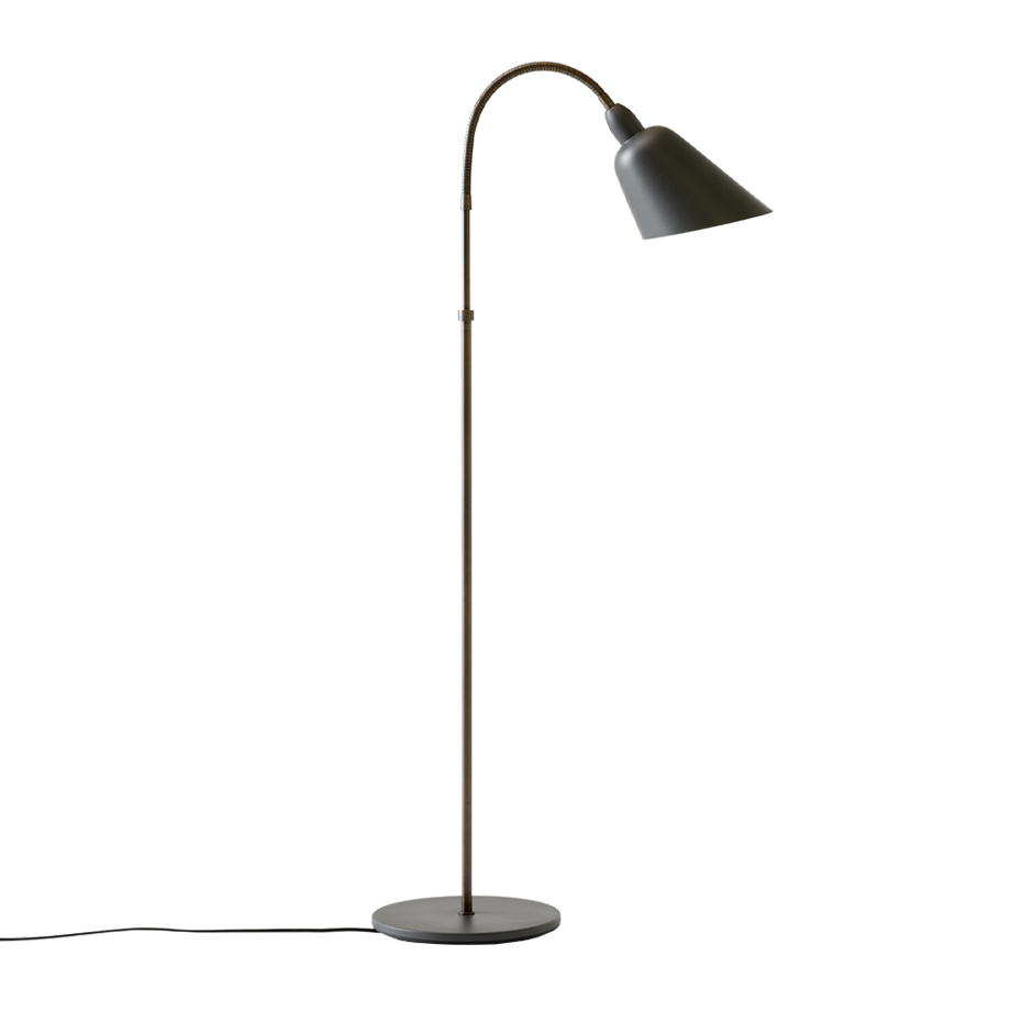 Bellevue Golvlampa AJ7 Anniversary Edition Stone Grey & Bronzed Brass