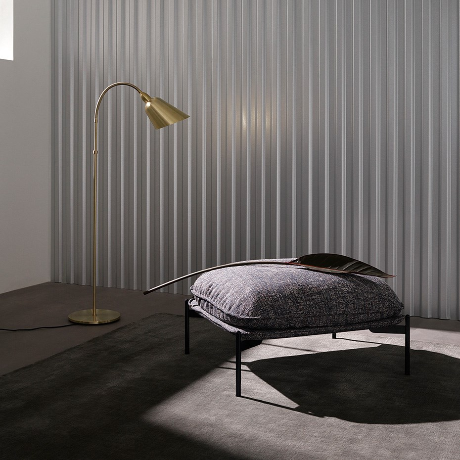 Bellevue Golvlampa AJ7 Black & Brass