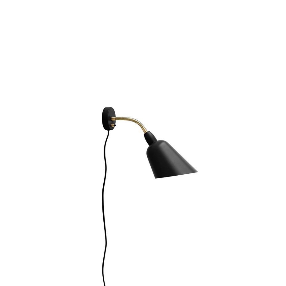 Bellevue Vägglampa AJ9 Black & Brass