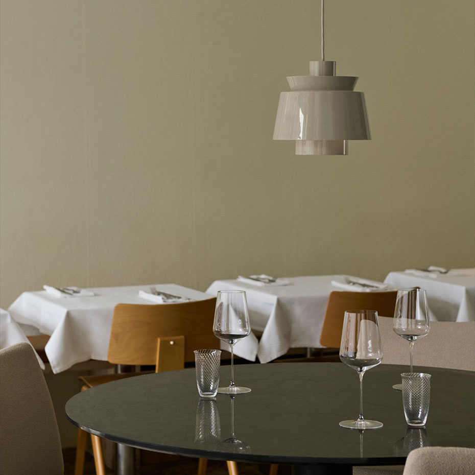 Utzon Pendel JU1 Ø22cm Grey Beige