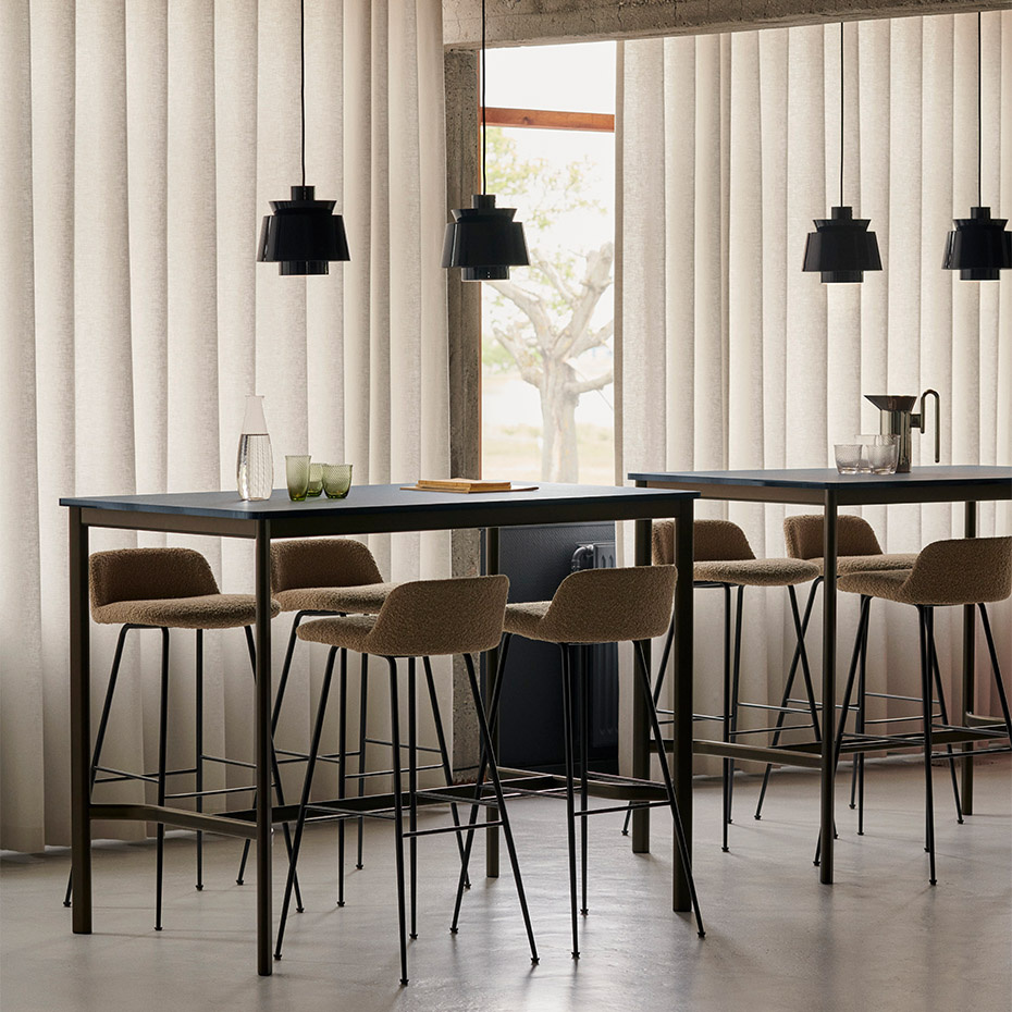 Utzon Pendel JU1 Ø22cm Steel Blue Anniversary Edition