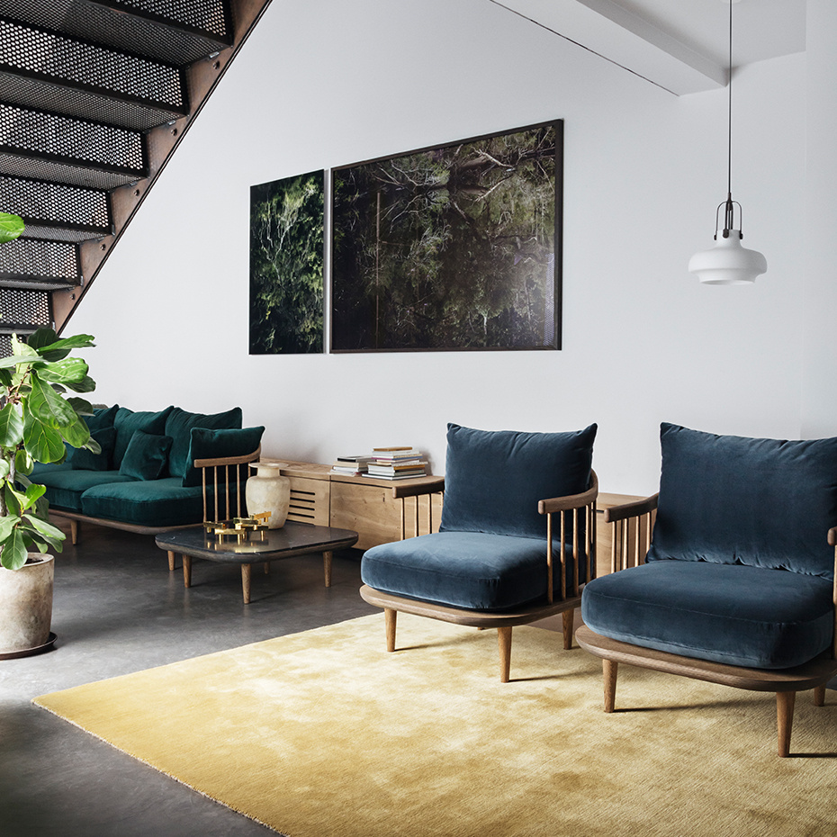 Copenhagen Pendel SC7 Ø35cm Matt Black & Bronzed Brass