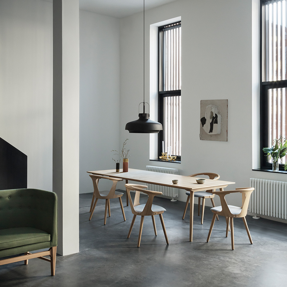 Copenhagen Pendel SC8 Ø60cm Matt Black & Bronzed Brass