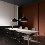 Copenhagen Pendel SC8 Ø60cm Matt Black & Bronzed Brass Copenhagen Pendel SC8 Ø60cm Matt Black & Bronzed Brass