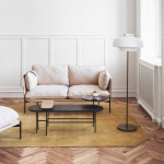 Copenhagen Golvlampa SC14 Opal Glass & Bronzed Brass Copenhagen Golvlampa SC14 Opal Glass & Bronzed Brass